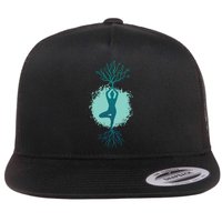 Yoga Woman Tree Flatbill Hat