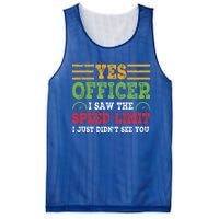 Yes Officer I Saw The Speed Limit For Car Enthusiasts Great Gift Mesh Reversible Basketball Jersey Tank