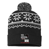 Yes Officer I Saw The Speed Limit I Just Didn't See You USA-Made Snowflake Beanie