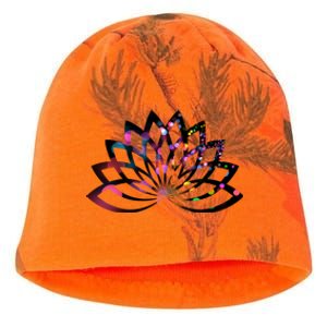 Yoga Outfit Lotus Flower Colorful Lights Meditation New Age Gift Kati - Camo Knit Beanie