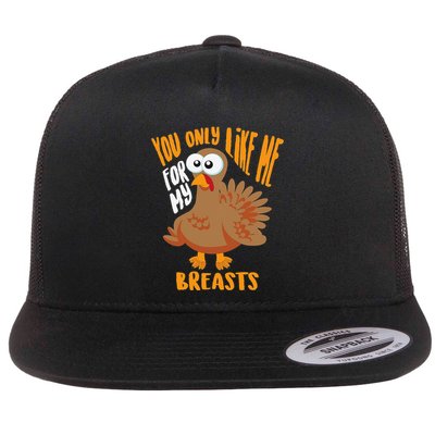 You Only Like Me For My Breasts Thanksgiving Cute Gift Flatbill Hat
