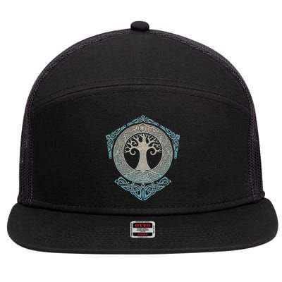 Yggdrasil.Tree Of Life. 7 Panel Mesh Trucker Snapback Hat