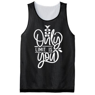 Your Only Limit Is You Mesh Reversible Basketball Jersey Tank