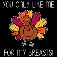 You Only Like Me For The Breasts Funny Turkey Visor