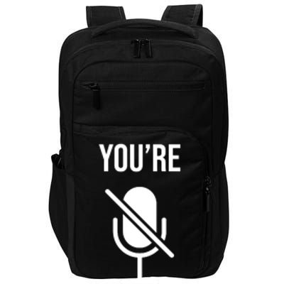 You're On Mute Online Joke Impact Tech Backpack