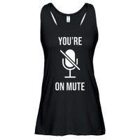 You're On Mute Online Joke Ladies Essential Flowy Tank