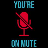 You're On Mute Funny Meme Cropped Pullover Crew