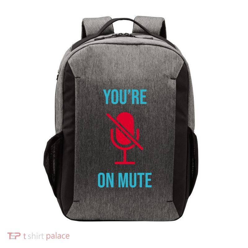 You're On Mute Funny Meme Vector Backpack