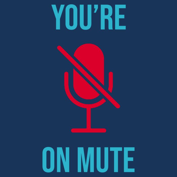 You're On Mute Funny Meme 7-Panel Snapback Hat