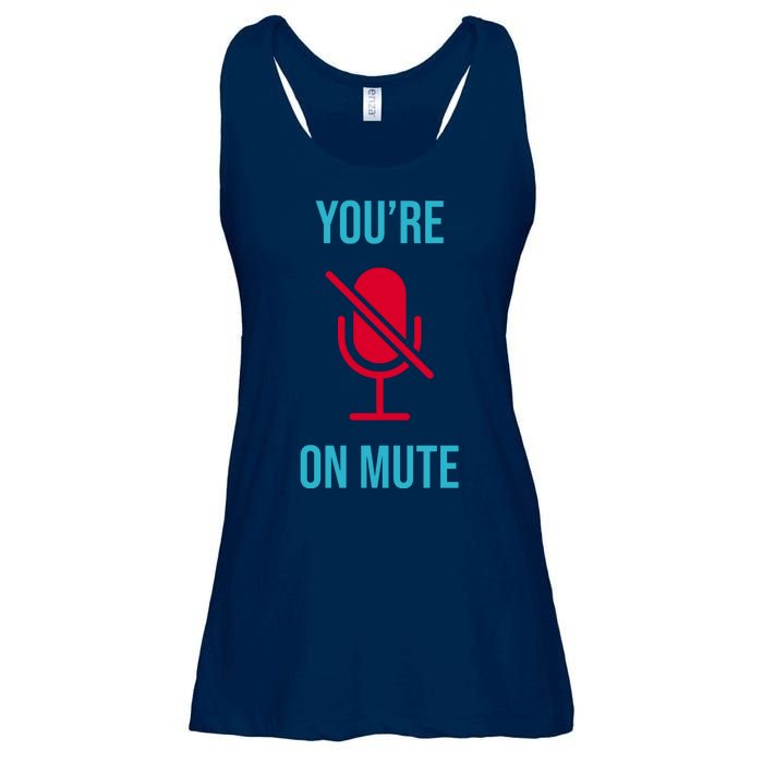 You're On Mute Funny Meme Ladies Essential Flowy Tank