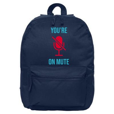 You're On Mute Funny Meme 16 in Basic Backpack