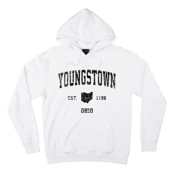 Youngstown Ohio Oh Vintage Sports Design Hoodie