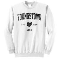 Youngstown Ohio Oh Vintage Sports Design Sweatshirt