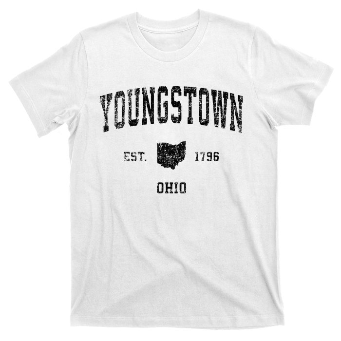 Youngstown Ohio Oh Vintage Sports Design T-Shirt