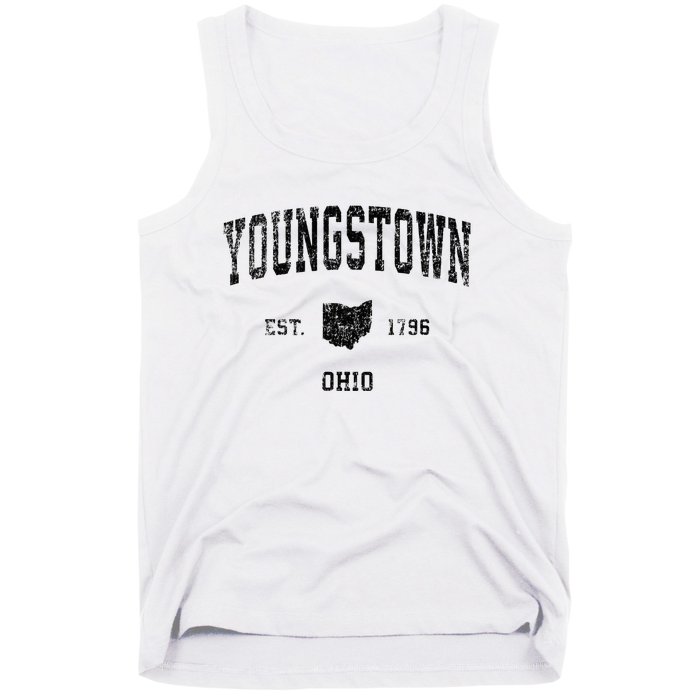 Youngstown Ohio Oh Vintage Sports Design Tank Top