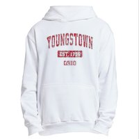 Youngstown Ohio Oh Vintage Sports Design Red Design Urban Pullover Hoodie