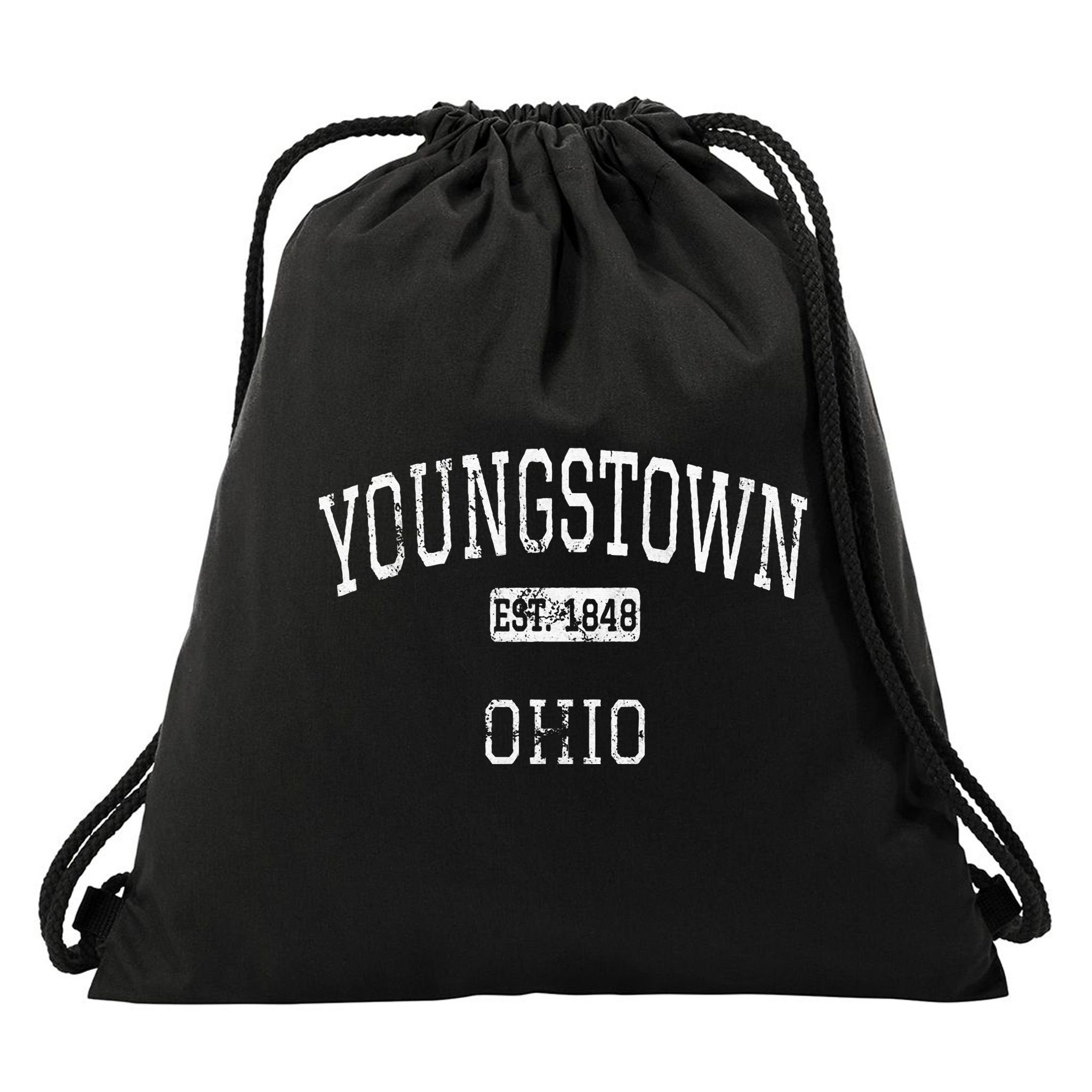 Youngstown Ohio OH Vintage Drawstring Bag