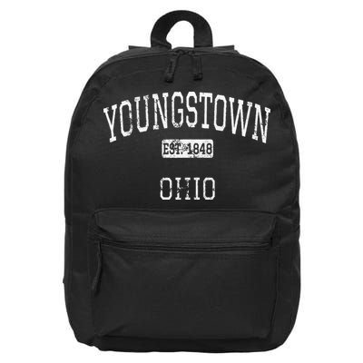Youngstown Ohio OH Vintage 16 in Basic Backpack