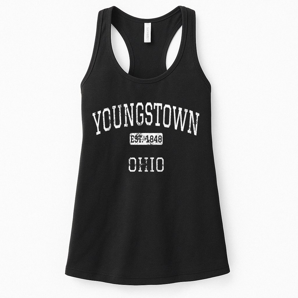 Youngstown Ohio OH Vintage Womens Tank Top