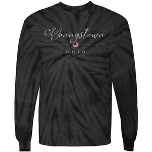 Youngstown Ohio Oh On Youngstown Tie-Dye Long Sleeve Shirt