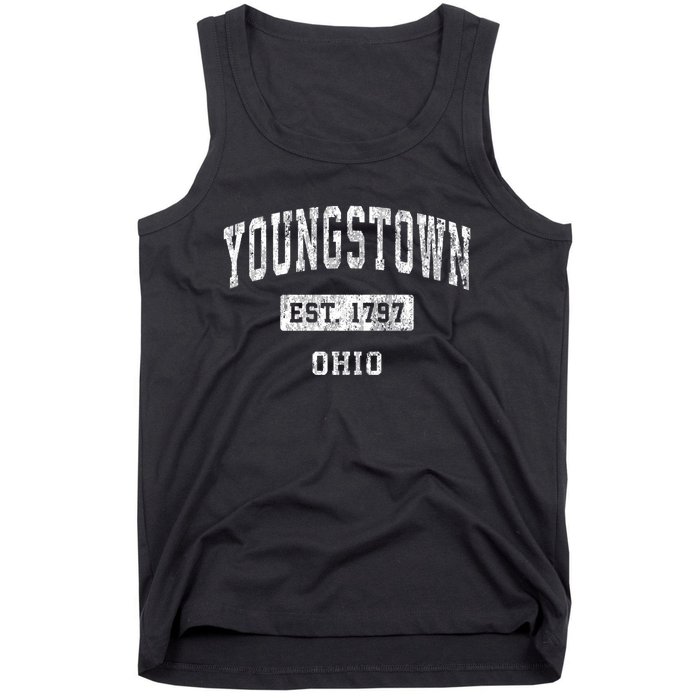 Youngstown Ohio Oh Vintage Established Sports Tank Top