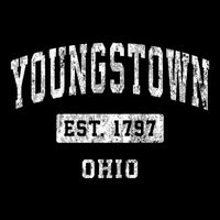 Youngstown Ohio Oh Vintage Established Sports Womens T-Shirt