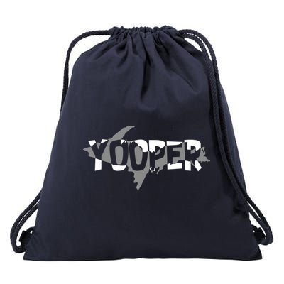 Yooper MI Upper Peninsula Michigan Drawstring Bag