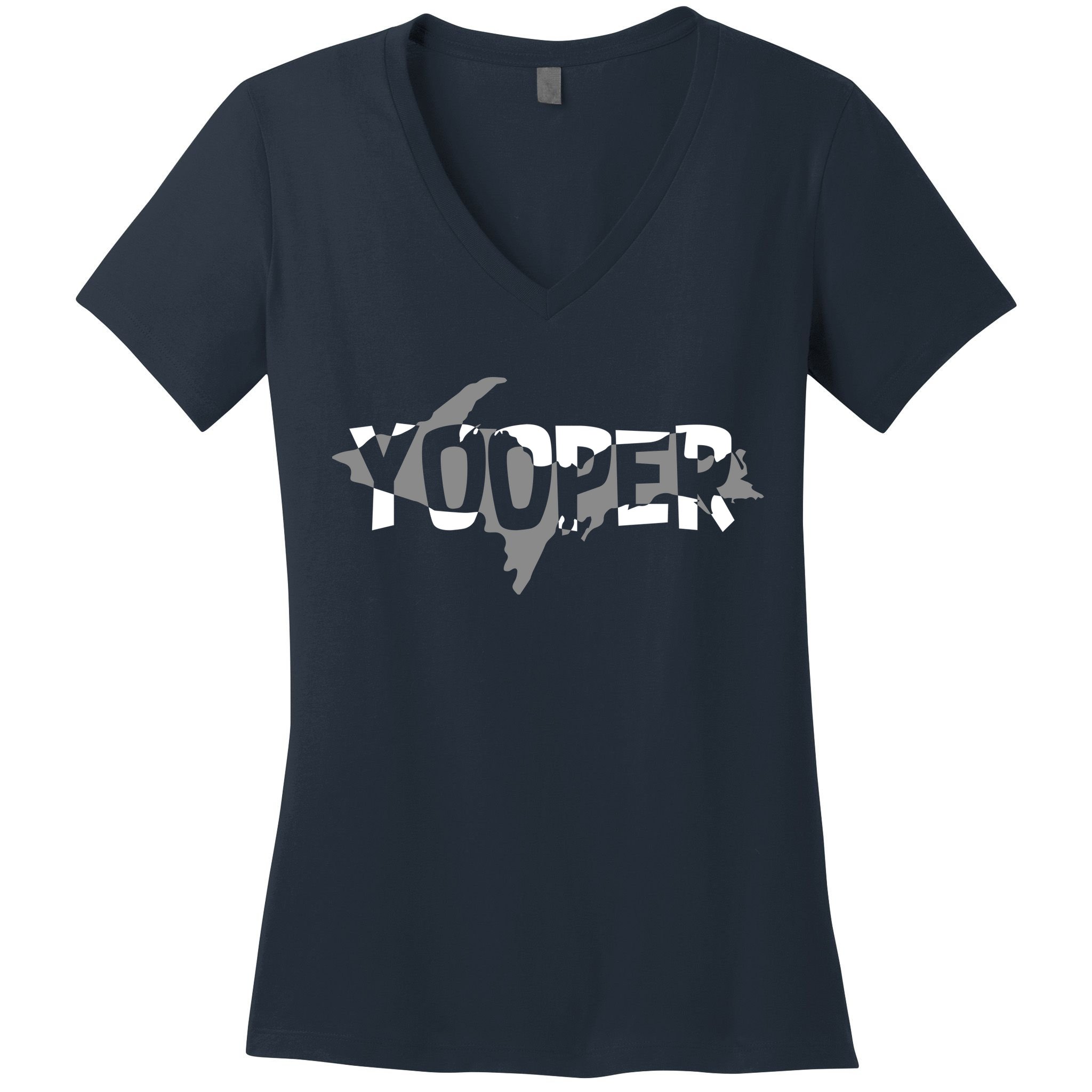 Yooper MI Upper Peninsula Michigan Women's V-Neck T-Shirt