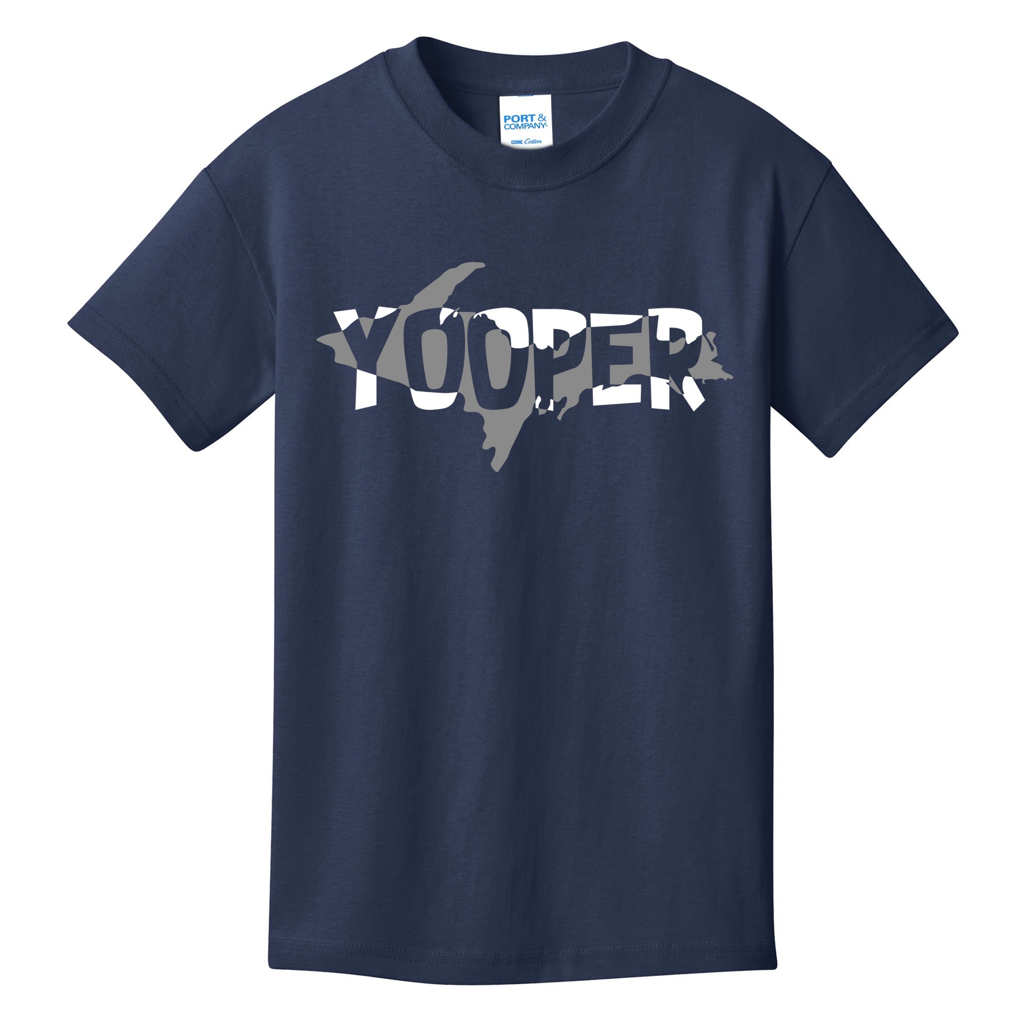 Yooper MI Upper Peninsula Michigan Kids T-Shirt