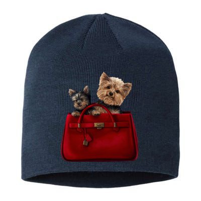 Yorki Dogs in Bag Sustainable Beanie