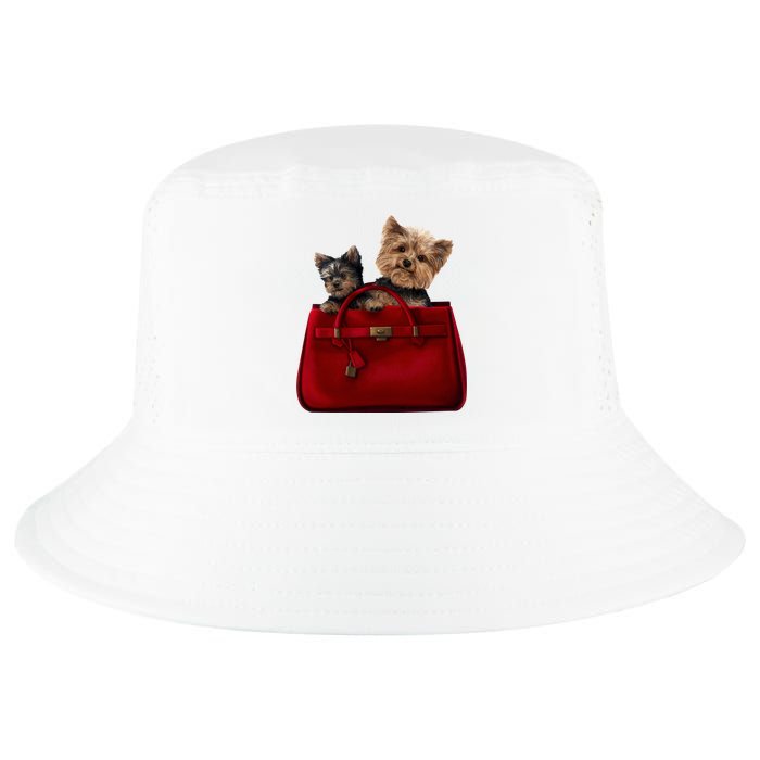 Yorki Dogs in Bag Cool Comfort Performance Bucket Hat