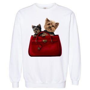 Yorki Dogs in Bag Garment-Dyed Sweatshirt