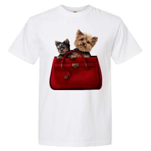 Yorki Dogs in Bag Garment-Dyed Heavyweight T-Shirt