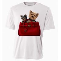 Yorki Dogs in Bag Cooling Performance Crew T-Shirt