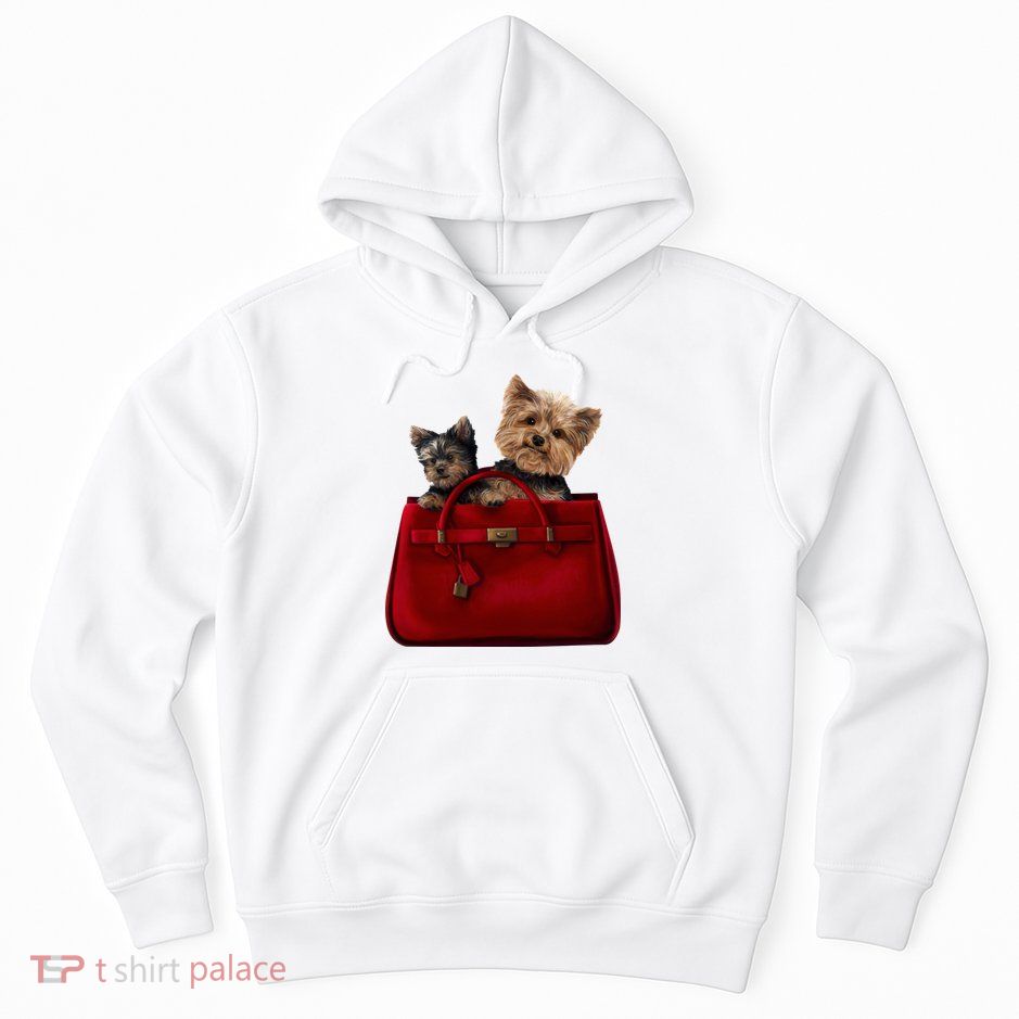 Yorki Dogs in Bag Hoodie