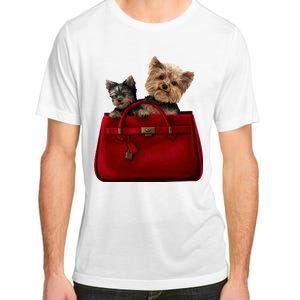 Yorki Dogs in Bag Adult ChromaSoft Performance T-Shirt