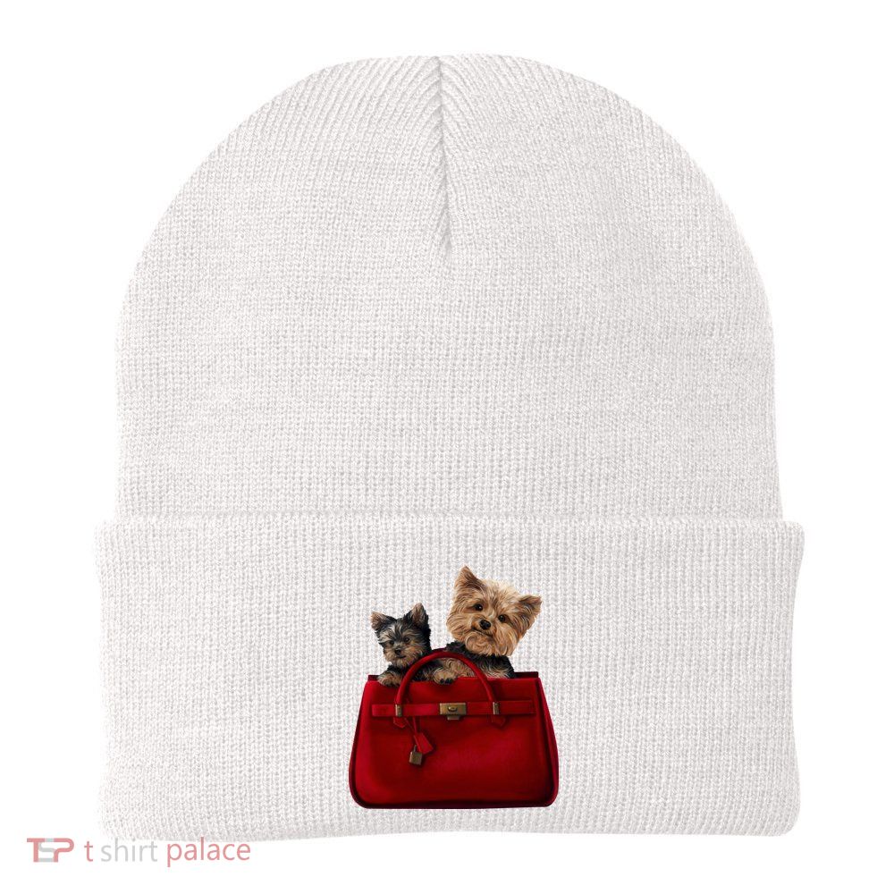 Yorki Dogs in Bag Beanie