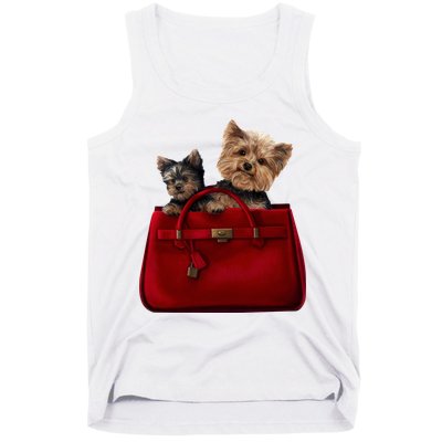 Yorki Dogs in Bag Tank Top