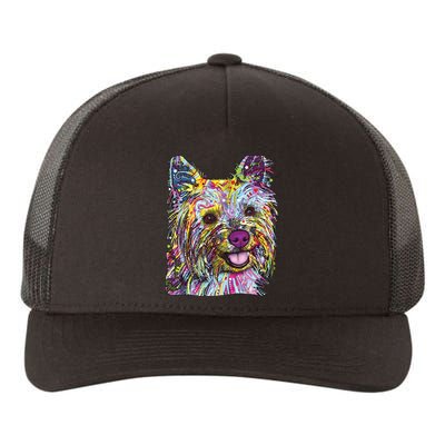 Yorkie Dog Dean Russo Yupoong Adult 5-Panel Trucker Hat