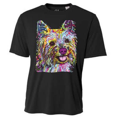 Yorkie Dog Dean Russo Cooling Performance Crew T-Shirt