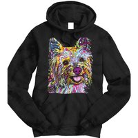 Yorkie Dog Dean Russo Tie Dye Hoodie