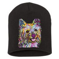 Yorkie Dog Dean Russo Short Acrylic Beanie