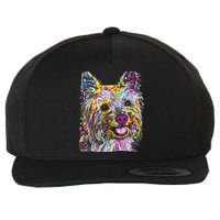 Yorkie Dog Dean Russo Wool Snapback Cap