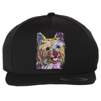 Yorkie Dog Dean Russo Wool Snapback Cap