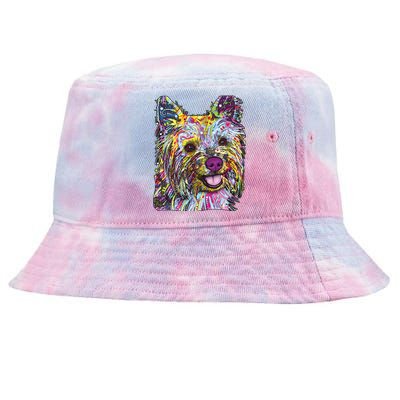 Yorkie Dog Dean Russo Tie-Dyed Bucket Hat