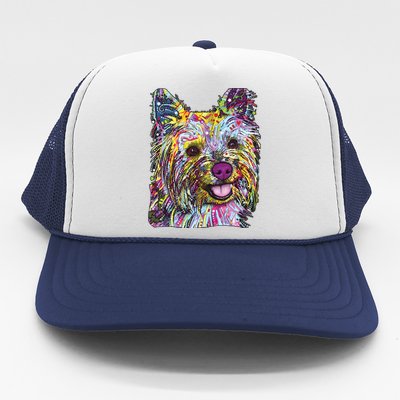 Yorkie Dog Dean Russo Trucker Hat