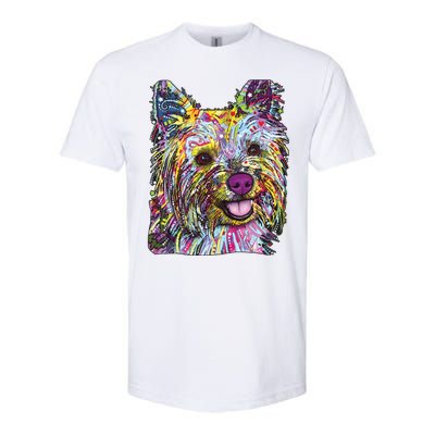 Yorkie Dog Dean Russo Softstyle CVC T-Shirt