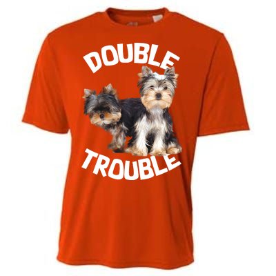 Yorkie Double Trouble Cooling Performance Crew T-Shirt