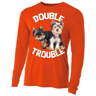 Yorkie Double Trouble Cooling Performance Long Sleeve Crew