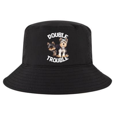 Yorkie Double Trouble Cool Comfort Performance Bucket Hat